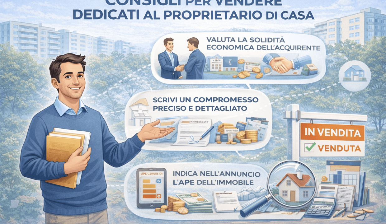 CONSIGLI PER VENDERE DEDICATI AL PROPRIETARIO DI CASA