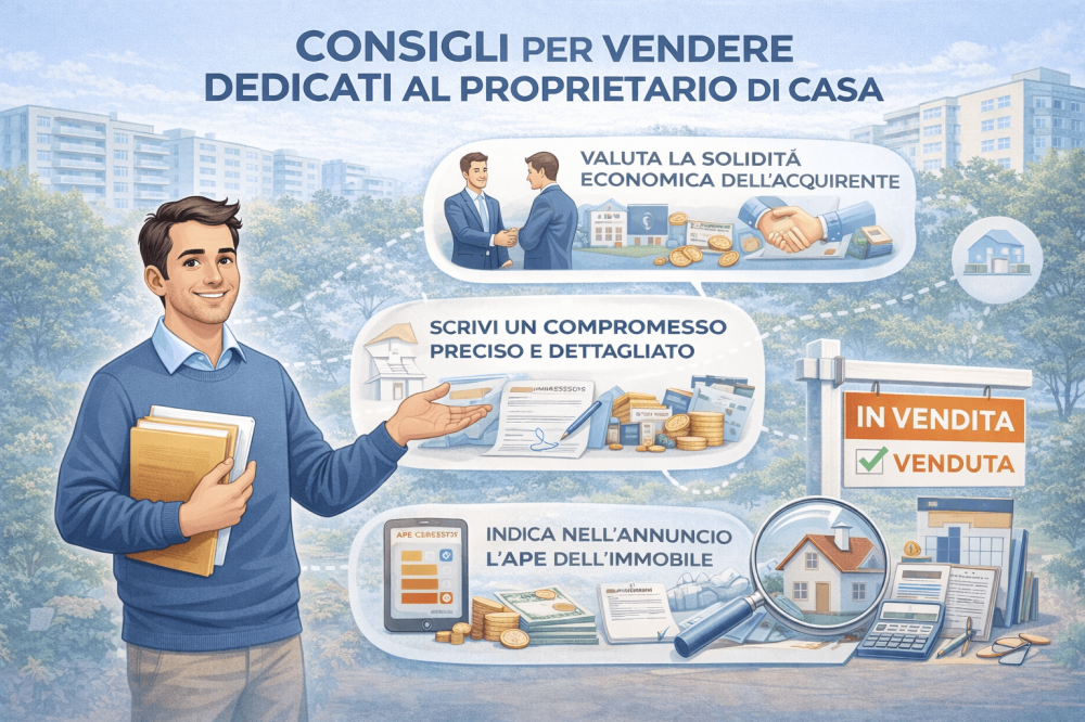 CONSIGLI PER VENDERE DEDICATI AL PROPRIETARIO DI CASA